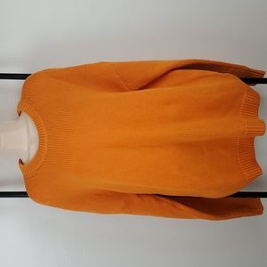 Treasure Bond Something Navy Orange cashmere sweater size M